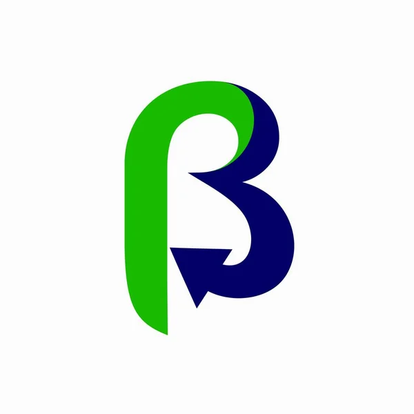 Beta Logo Prvky Šipek — Stockový vektor
