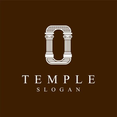 Tapınak logosu O harfi ile