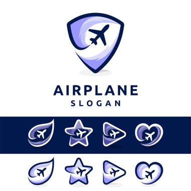 Duman konseptli uçak logosu