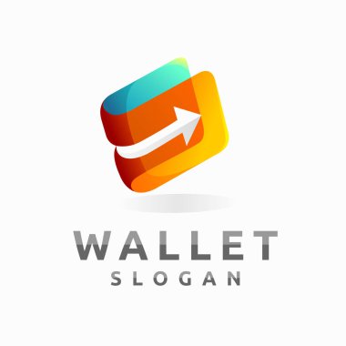 Ok elemanlı cüzdan logosu