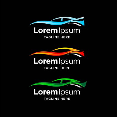 Basit konseptli araba logosu