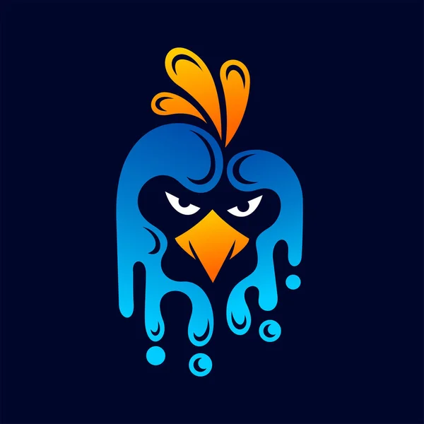 โลโก นกท แนวค ดเร องน — ภาพเวกเตอร์สต็อก