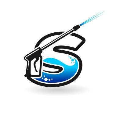 S harfli güç yıkama logosu