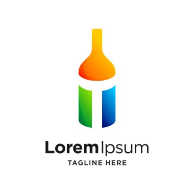 T harfli likör logosu