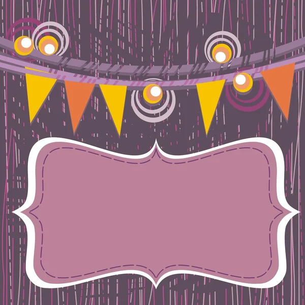 Purple party — Stock Vector