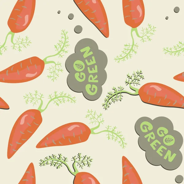 Mignonnes carottes — Image vectorielle
