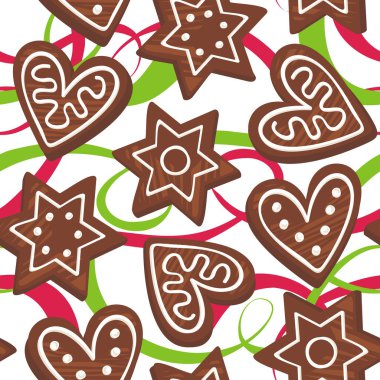 Şerit üzerinde gingerbreads