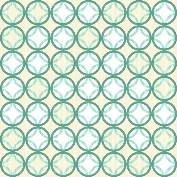 Cercles beige turquoise en cercles sur fond clair — Image vectorielle