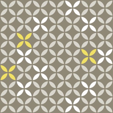 círculo blanco retro mix en hileras en abstracto geometrico transparente fondo marrón gris