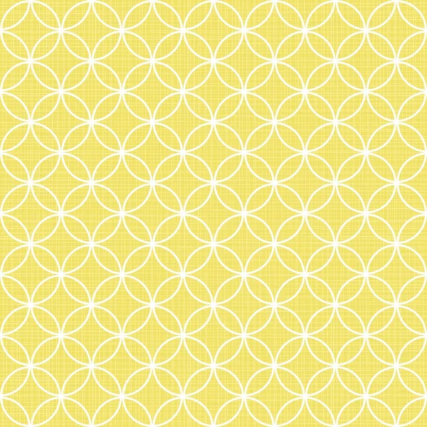 Ρετρό λευκούς κύκλους σε ηλιόλουστο κίτρινο υπόβαθρο αφηρημένη γεωμετρικό σχέδιο άνευ ραφής Διάνυσμα Αρχείου