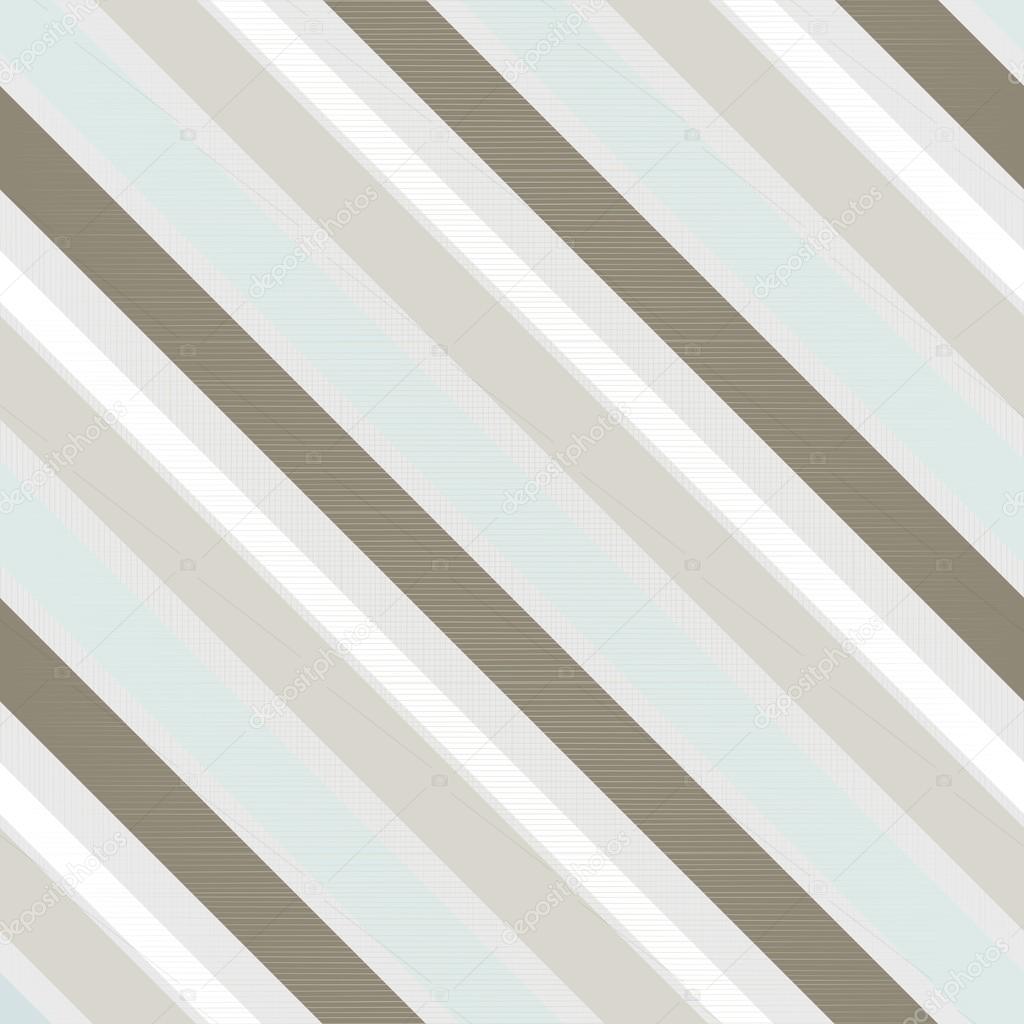Delicate blue brown beige white thin stripes geometric elements on beige background seamless pattern