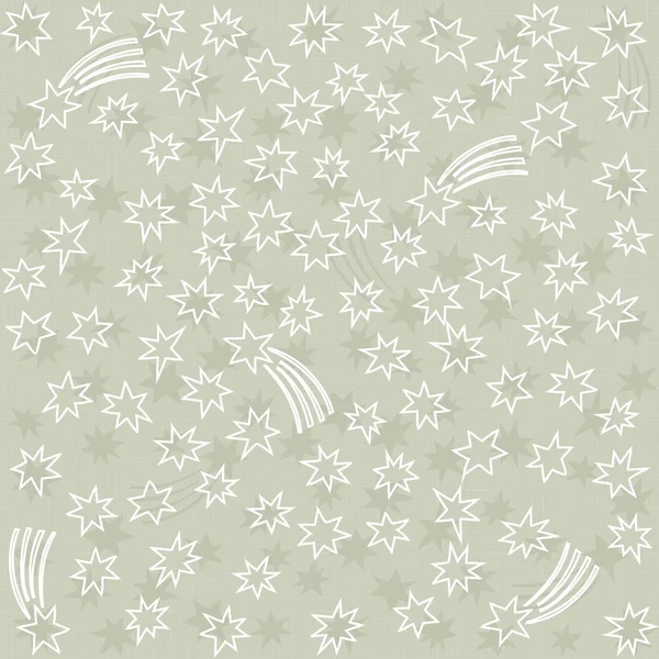 White gray many messy little stars beautiful holiday seamless pattern on light background — Stock Vector