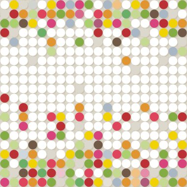 öğeler geometrik seamless modeli düşen küçük renkli noktalar arka plan beyaz