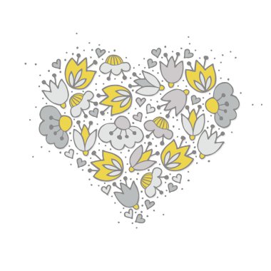 kalp şeklinde çiçek