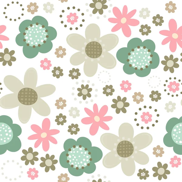 Botanical seamless pattern — Stock Vector