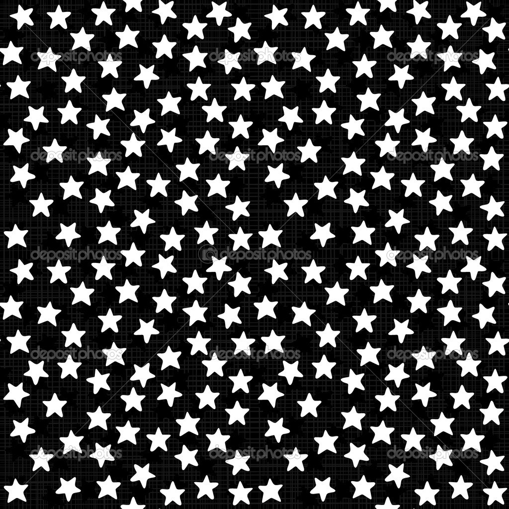 Messy little white stars on dark background seasonal holiday seamless pattern