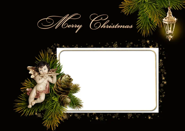 Christmas greeting card — Stock Photo, Image