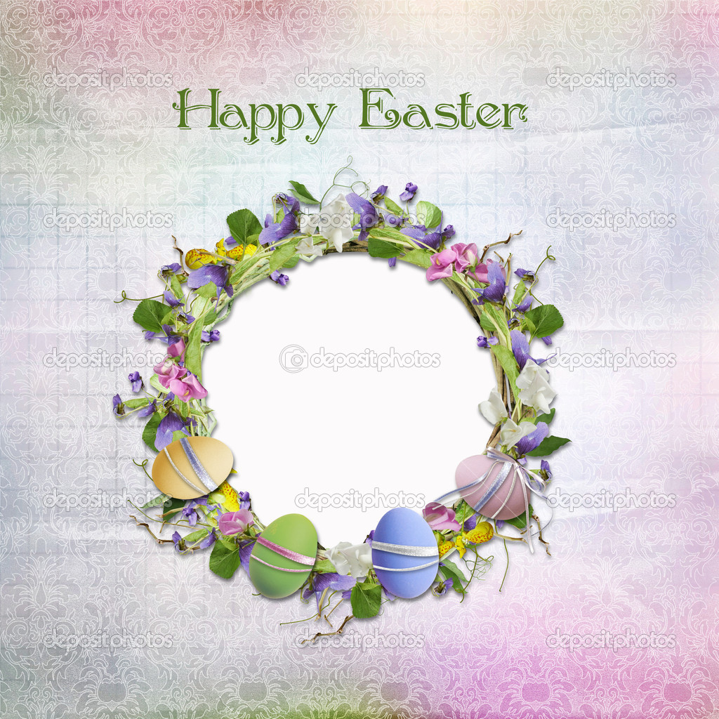 Easter card for congratulations