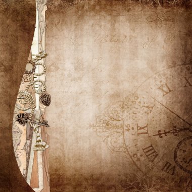 Eski harfler, antika arka plan belgeleri ile sınır