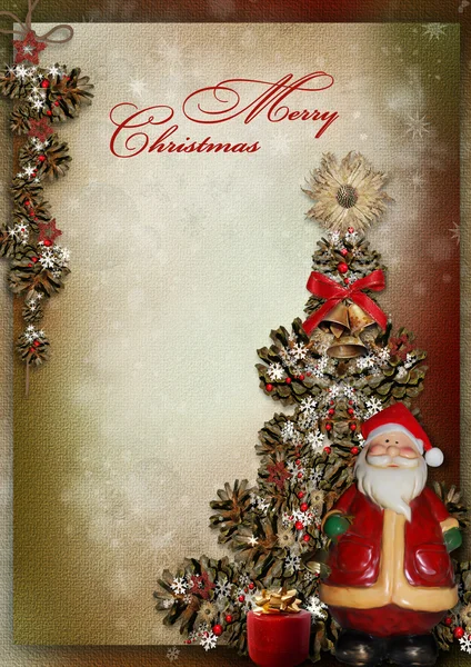 Christmas greeting card — Stock Photo, Image