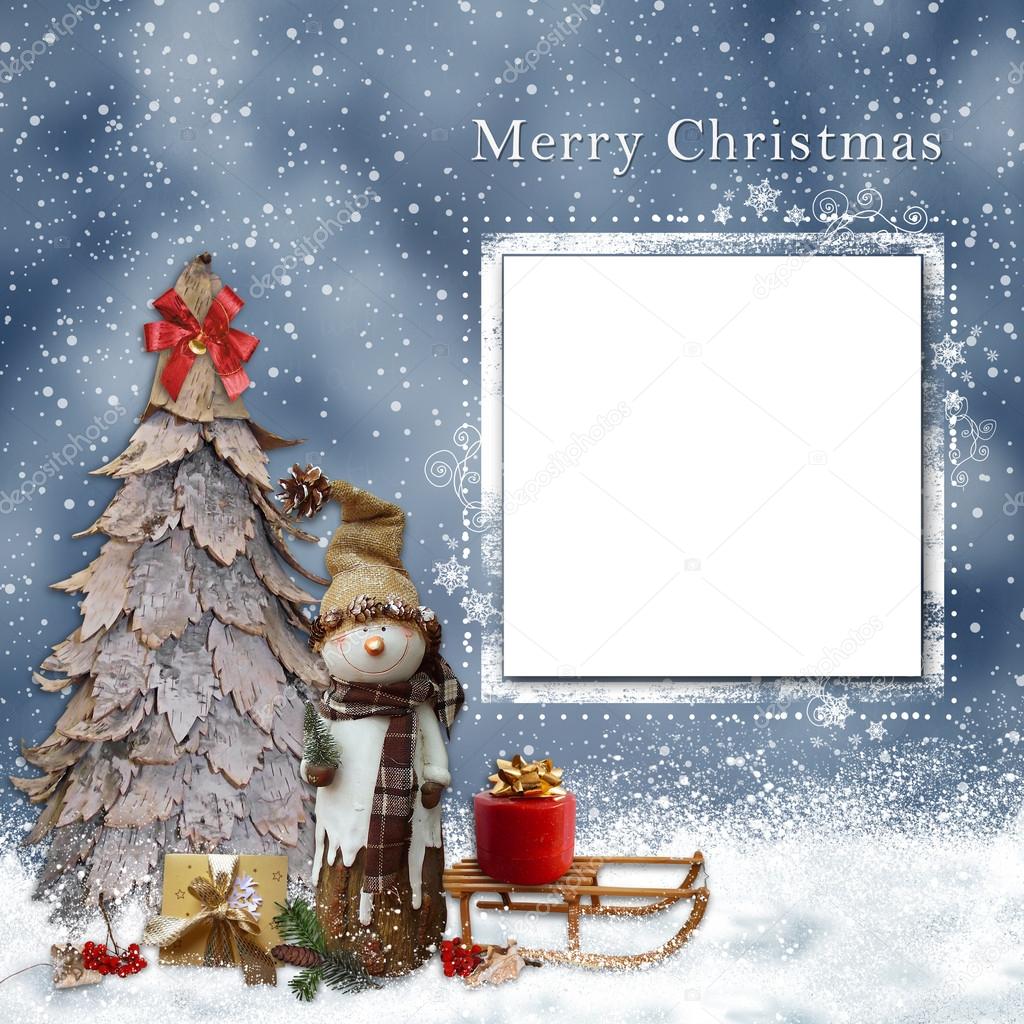 Christmas greeting background