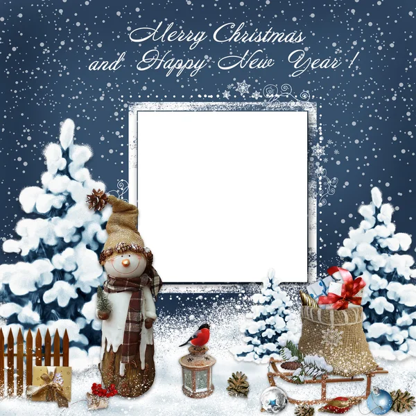 Christmas greeting background — Stock Photo, Image