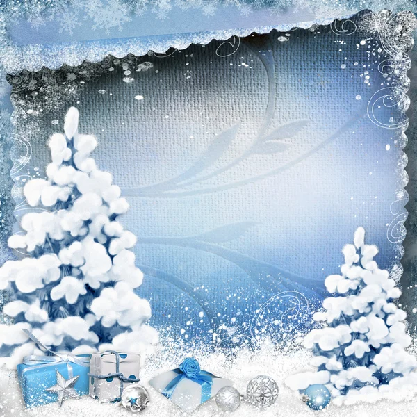 Christmas greeting background — Stock Photo, Image