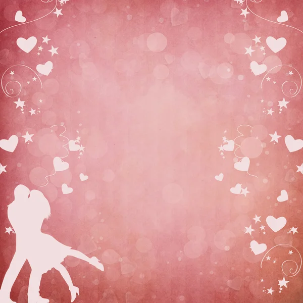 Gelukkige Valentijnskaarten dag. achtergrond met ruimte voor tekst of foto — Stockfoto