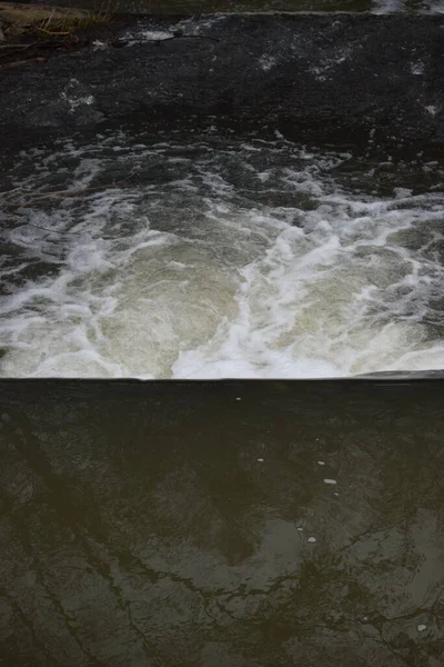 Typický Schod Vody Vodním Schodišti — Stock fotografie