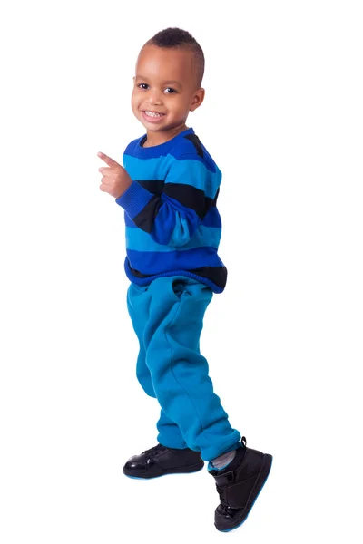 Portret Afro-Amerikaanse kleine jongen — Stockfoto