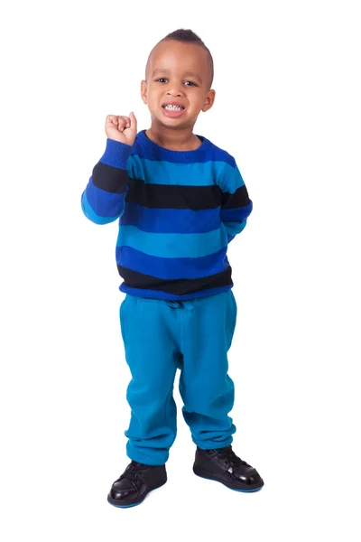 Portret Afro-Amerikaanse kleine jongen — Stockfoto