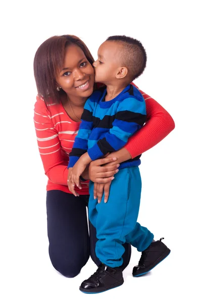 Bacio madre e bambino — Foto Stock