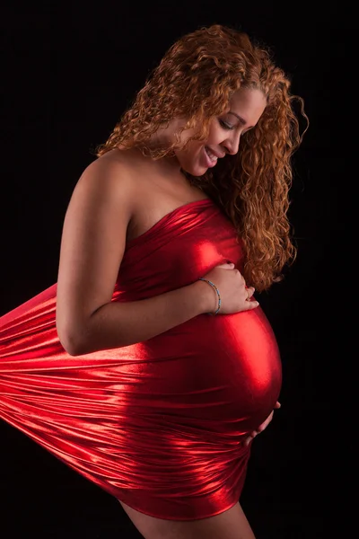 Beleza mulher grávida — Fotografia de Stock