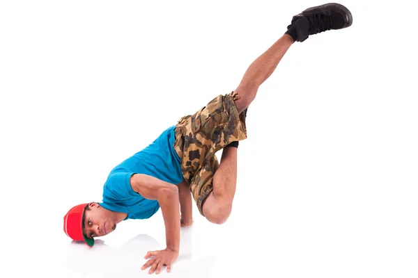 African American dancer hip hop isolated — Stock Photo, Image