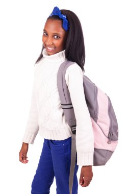 Genç Afrika öğrenci portresi