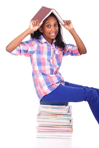 Menina Estudando — Fotografia de Stock