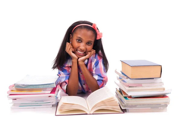 Portret van schattige student — Stockfoto