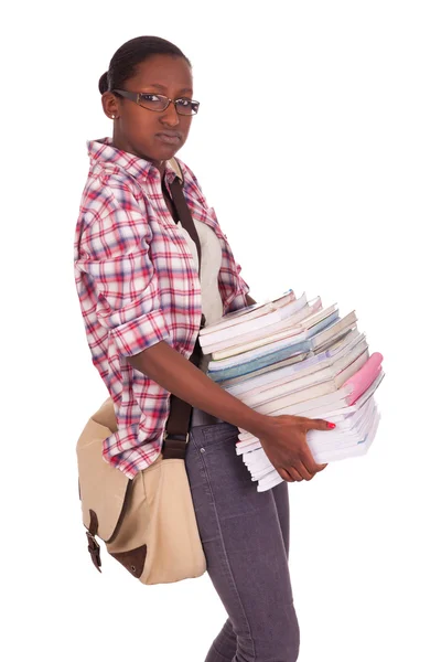 Estudante universitário jovem afro-americano — Fotografia de Stock