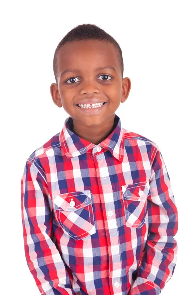 Schattig Afrikaanse kleine jongen — Stockfoto