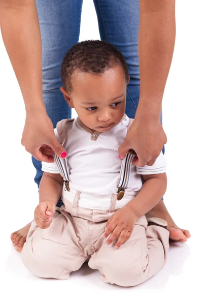 Portrait mother and child black african — Stock Photo, Image