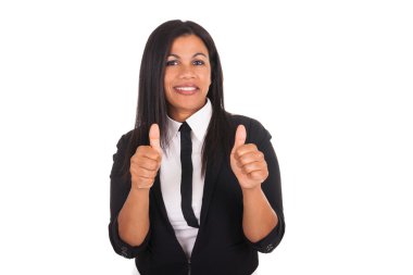 başarılı genç iş kadını portresi