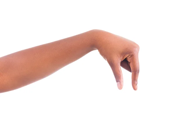 Ręczny znak izolowany na białym tle — Zdjęcie stockowe