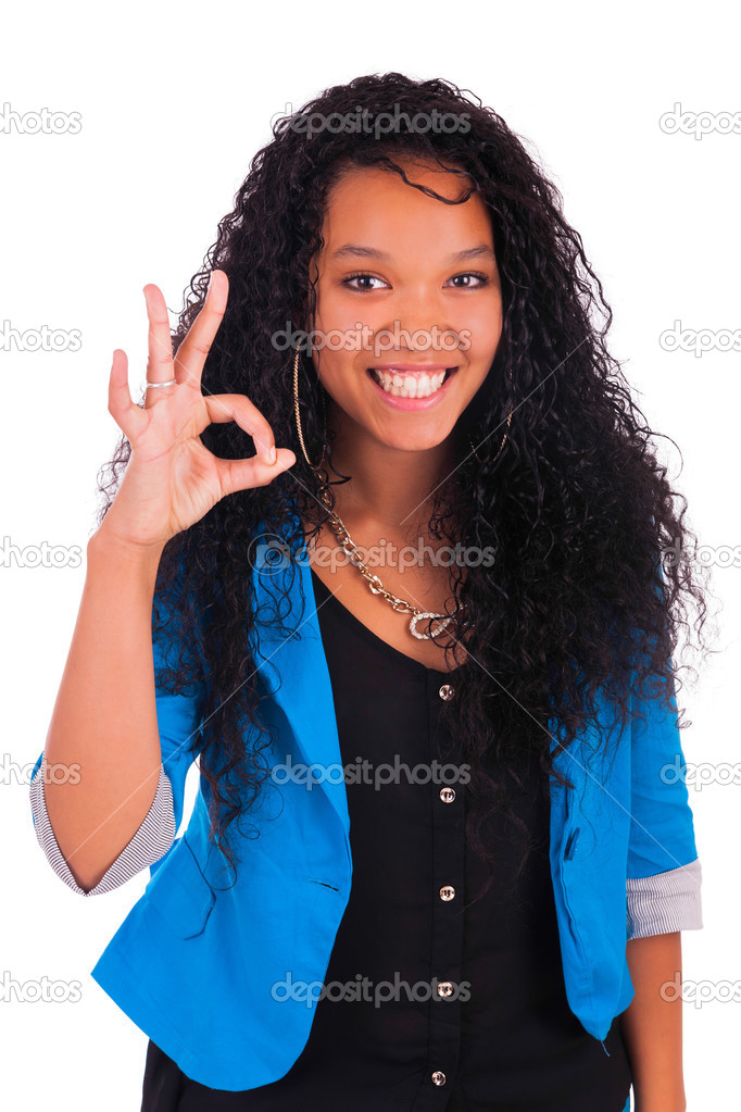 Portrait of Beautiful Woman african black