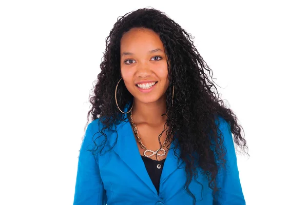 Beautiful African American Woman Close up portrait — Stock Photo, Image