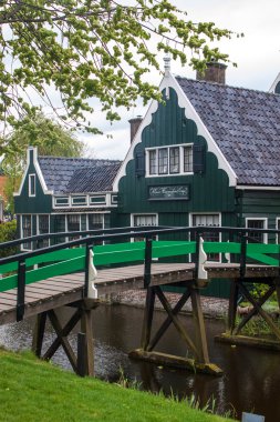 zaanse Schans'a eski geleneksel evleri