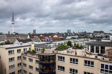 Hamburg 'un hava manzarası