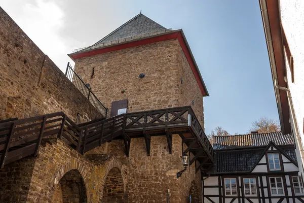 Mur de fortification et tour à Bad Muenstereifel — Photo