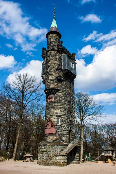 Von-der-Heydt-Turm observation tower — Stock Photo, Image