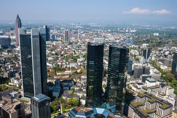 Skyline von Frankfurt — Stockfoto