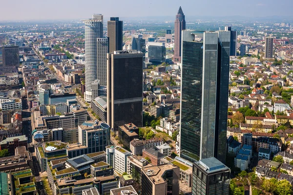 Skyline von Frankfurt — Stockfoto